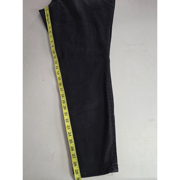 Slink Jeans Women's 20 Black Curvy Distressed Skinny - Picture 9 of 15